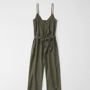 Abercrombie and Fitch Army Green Jumpsuit